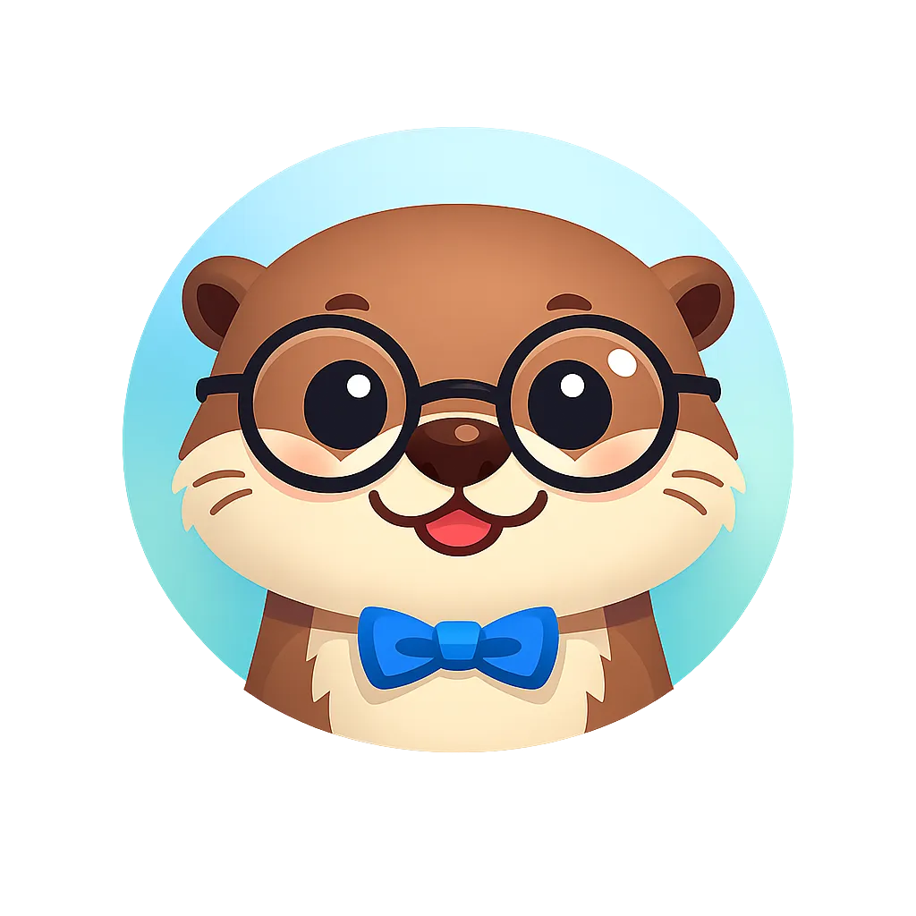 Cute flat cartoon raccoon face avatar icon with bold color blocks and thick clean outlines