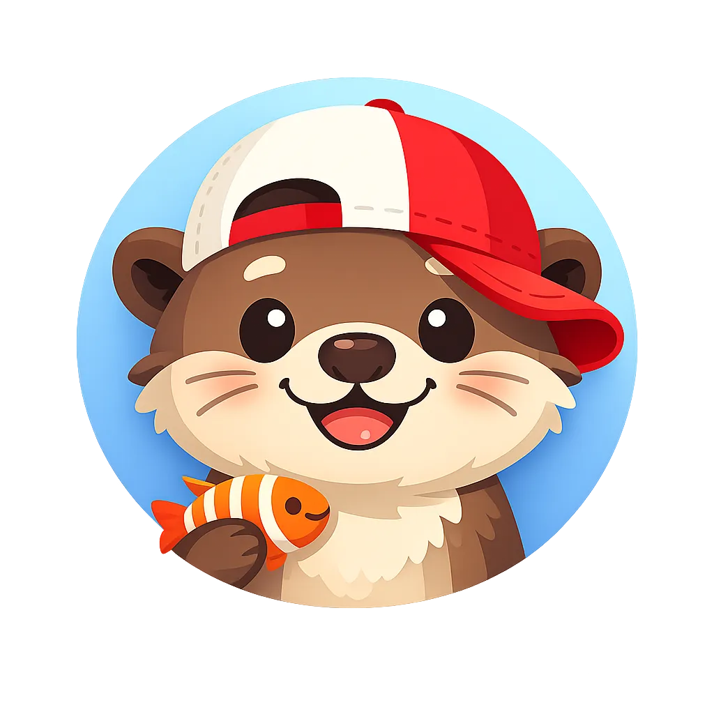 Cute flat cartoon deer face avatar icon with friendly expression for casino review profile